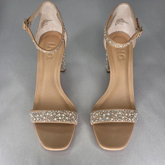 I.N.C. International Concepts Women's Lexini Two-Piece Sandals Pearl Bling - Picture 3 of 8